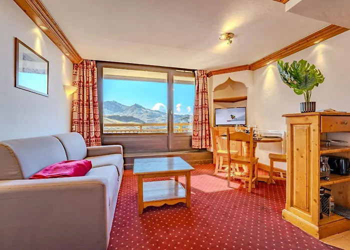 Appartamento View 1br&bunks With Balcony In Centre - Résidence Le Blanc Val Thorens